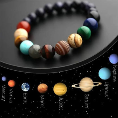 Space Planets Bracelet,Chakra Bracelet