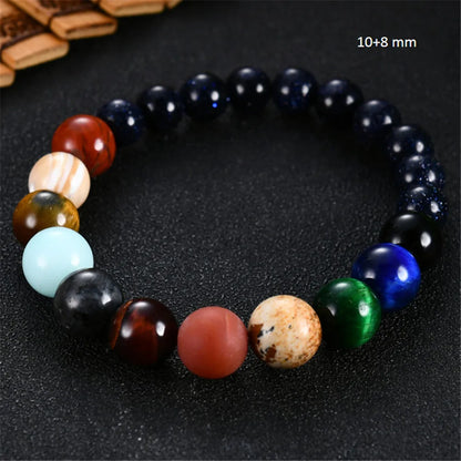 Space Planets Bracelet,Chakra Bracelet