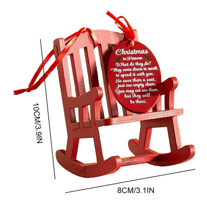 Heavenly Memorial Mini Rocking Chair Ornament