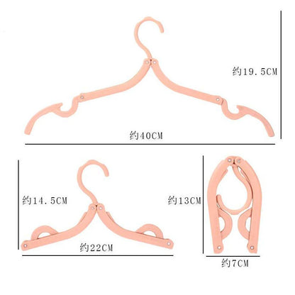 Foldable Baby Clothes Hangers - Travel-Friendly