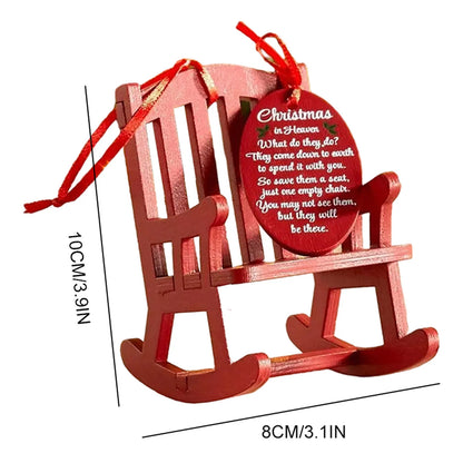 Heavenly Memorial Mini Rocking Chair Ornament