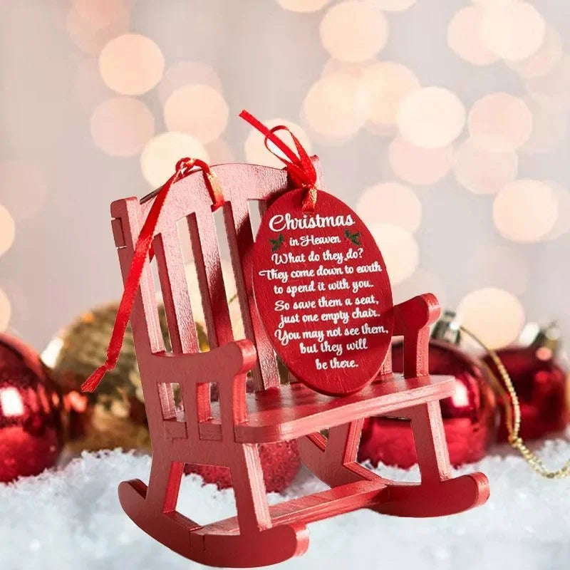 Heavenly Memorial Mini Rocking Chair Ornament