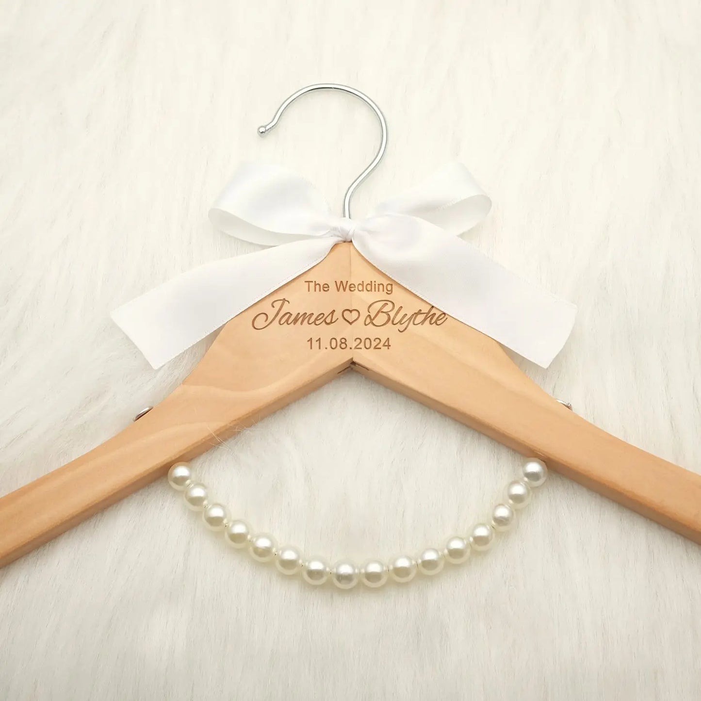 Custom Engraved Wedding Dress Hanger