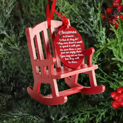 Heavenly Memorial Mini Rocking Chair Ornament