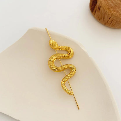 Exaggerated Snake Wrap Ear Crawler Earrings