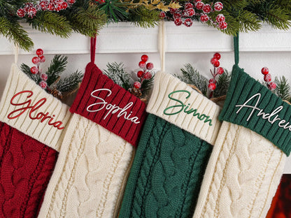 Personalized Embroidered Christmas Stocking